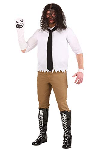 Men's WWE Plus Size Mankind Fancy Dress Costume 5X