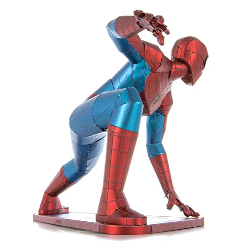 Metal Earth Puzzle 3D Spider Man. Rompecabezas de Metal de Marvel. Maquetas para Construir para Adultos Nivel Moderado de 16.2 x 7 x 9 CM