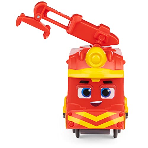 Mighty Express Tren Push and Go Nick con vagón de mercancías – Tren Manual para la Popular Serie de televisión, a Partir de 3 años