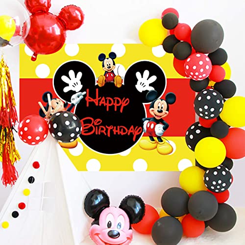 Miotlsy Feliz cumpleaños telón de Fondo para la fotografía Anime, Temática Fiesta Suministros Decoraciones para Fiesta de Cumpleaños Niños Bautizo