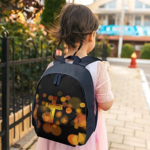 Mochila Escolar para la Vuelta al Cole Pequeña Bolsa para la Escuela Niña Niño Mochila Casual para Infantil Cruz de luz Estelar