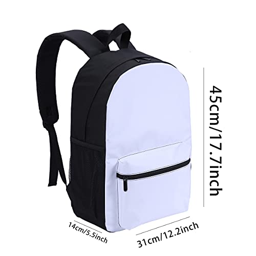 Mochila escolar unisex Mochila escolar CERBERUS Mochila informal Mochila escolar de moda para niños y niñas （45x30x15cm） Mochila impresa en 3D