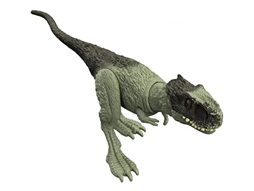 Mondo Jurassic Dominion - Dinosaurio Animales feroces "Rugops Primus" - Dinosaurio articulado de 18 cm novedad pack bestial - Dinosaurio juguete animales juguete para niños HDX28- Multicolor