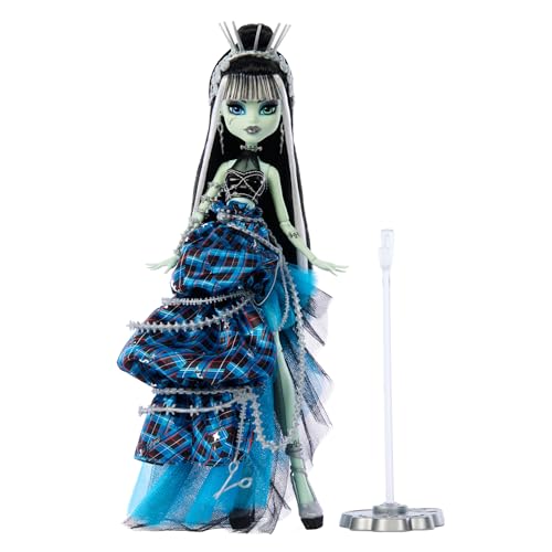 Monster High Frankie Stein Edición coleccionista Muñeca de moda, juguete +4 años (Mattel HRL66)