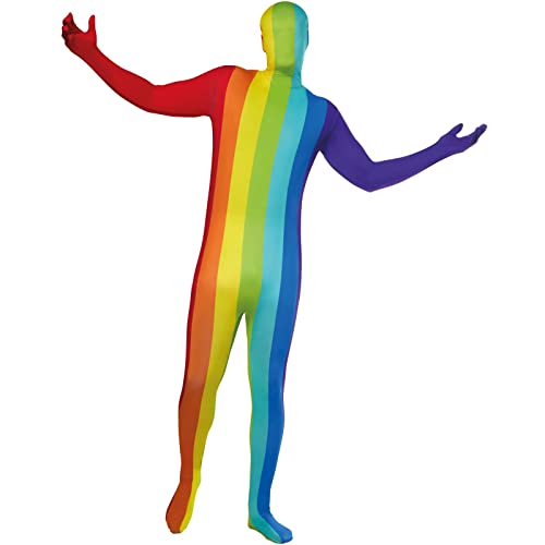 Morphsuits Morph Rainbow Erwachsene XL Disfraz Arcoiris Adulto, Disfraz Segunda Piel Adulto