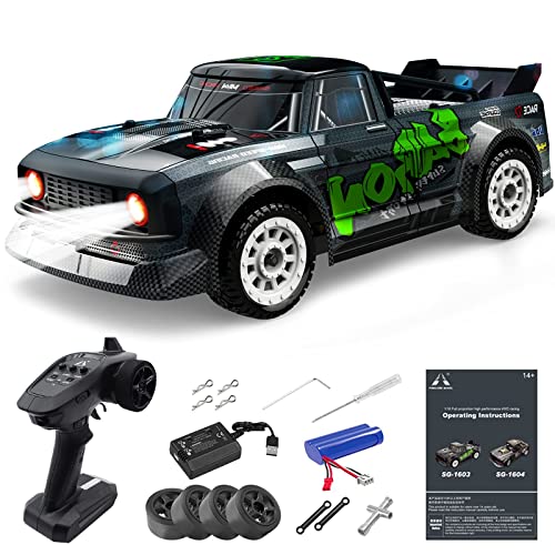 Mostop Coche de Deriva de Control Remoto 1/16 20 mph de Alta Velocidad RC Drifting Car para Adultos