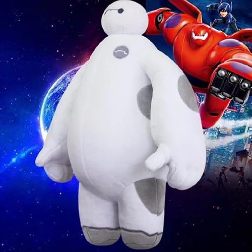 MTSS Disney Lindo Big Hero Baymax Peluche Muñeca Peluche Muñecas Suaves Figura Películas Gran Blanco Regalo para Niños Niñas Niños Blanco-20cm