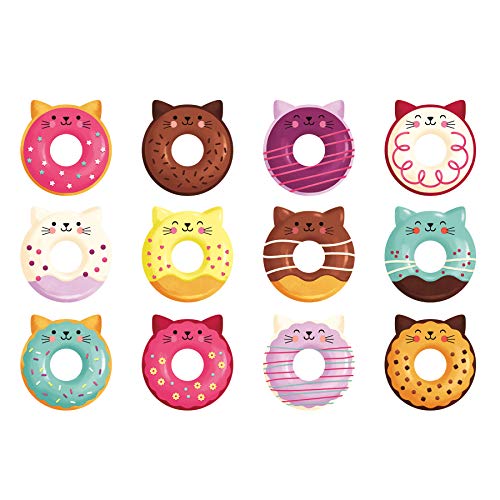 MudPuppy- Shaped Memory Match/Cat Donuts Juegos Tradicionales, Multicolor (356325)