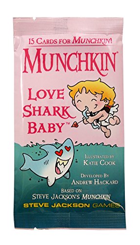 Munchkin – 332224 – Juego de Tarjetas de – Love Shark Baby Booster Pack – D10