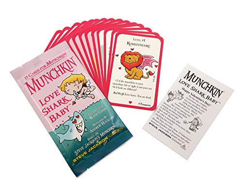 Munchkin – 332224 – Juego de Tarjetas de – Love Shark Baby Booster Pack – D10