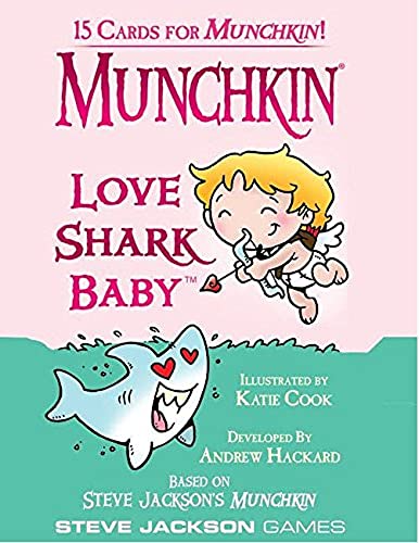 Munchkin – 332224 – Juego de Tarjetas de – Love Shark Baby Booster Pack – D10