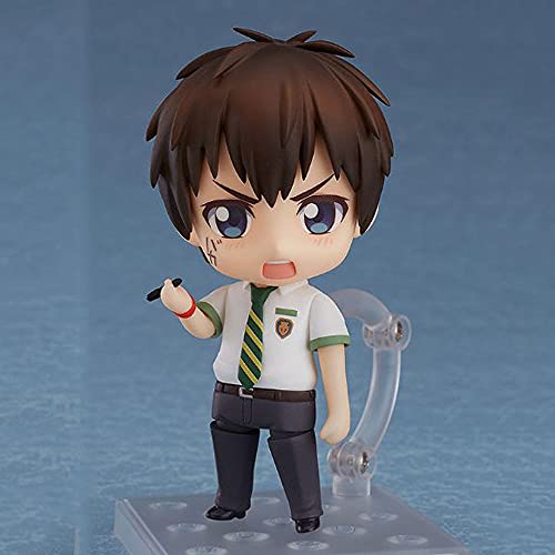 Muñeca modelo Tachibana Taki versión Q, actor de la película animada "Your Name", 3.9 pulgadas de alto, Fabricada en material de PVC, para colección en el hogar, adecuada para adolescentes mayores de