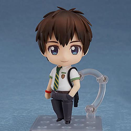 Muñeca modelo Tachibana Taki versión Q, actor de la película animada "Your Name", 3.9 pulgadas de alto, Fabricada en material de PVC, para colección en el hogar, adecuada para adolescentes mayores de