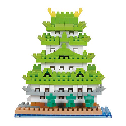 nanoblock - Castillo de Nagoya [edificios famosos mundialmente], kit de construcción de la serie Sight to See