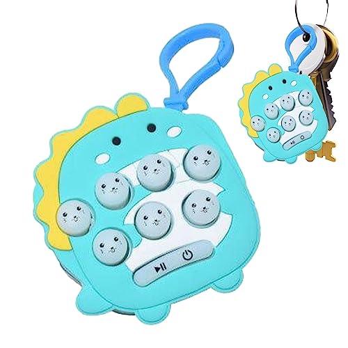 NEFLUM Máquina de Juego Speed ​​Push, Juguetes educativos interactivos iluminación Whack Mole Handheld Game Keyring, Breakthrough Puzzle Pop Juguetes para aliviar el estrés para niños, Mayores de 3