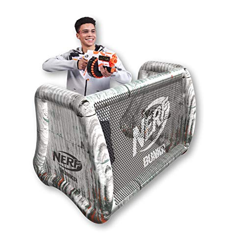 Nerf Bunkr, Battle Fort - Funda Inflable para 2 Personas para Uso con Todos los Campos de Juego de Zonas de Batalla Interiores y Exteriores, Cuenta con múltiples Opciones de Fuerte, más de 8 años