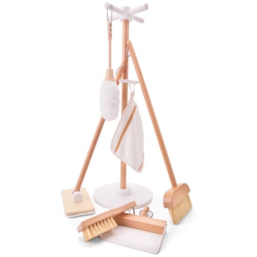 New Classic Toys Juego de Limpieza de Madera, Medium (18375)