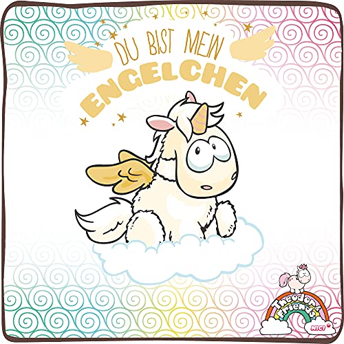 NICI- Einhorn-Engel 46373 Angelia el Suave 22 cm – Juguetes, niños y bebés – Peluches esponjosos para abrazar y Jugar – Unicornios tiernos – Theodor & Friends, Blanco/Oro, Color Dorado