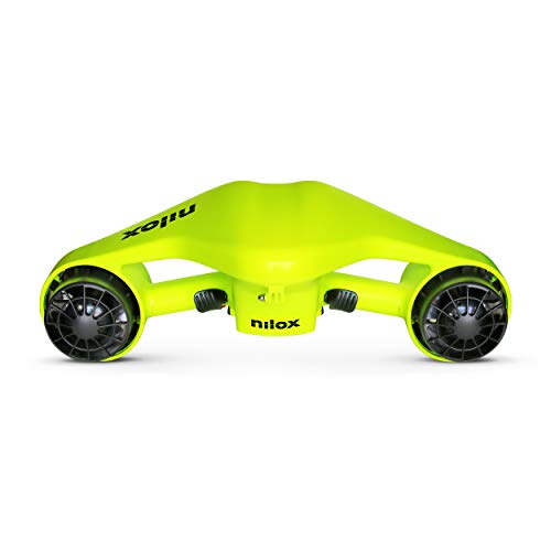 NILOX Aqua Scooter, Patinete Eléctrico Subacuático para Buceo, hasta 30 m de Profundidad, Batería Extraíble 25.9V/5Ah, Caja de Cambios de 3 Velocidades, Fácil de Transportar