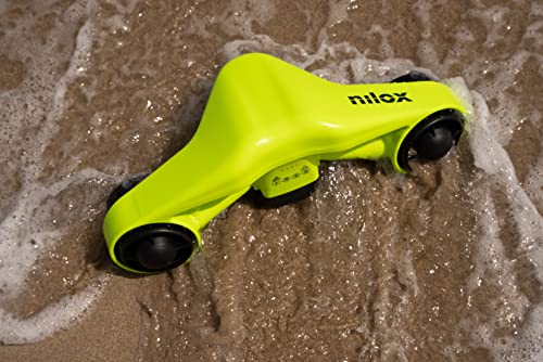 NILOX Aqua Scooter, Patinete Eléctrico Subacuático para Buceo, hasta 30 m de Profundidad, Batería Extraíble 25.9V/5Ah, Caja de Cambios de 3 Velocidades, Fácil de Transportar