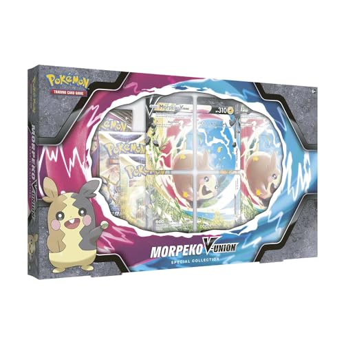 Nintendo Morpeko V-Union Juegos de Cartas, Color Pokemon-colección, único (2022 290-85019)