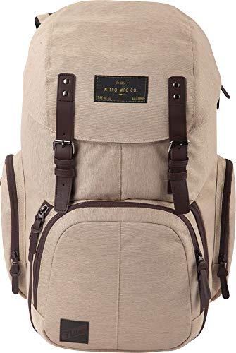 Nitro Snowboards Weekender, Mochila Unisex Adultos, Beige (Almond), 23x38x55 cm (W x H x L)