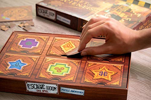 noris- Escape Room Secret of The Scientist – Puzzle Aventura – Familias y Juego de Mesa para Aficionados a los Rompecabezas, Incluye 3 Casos, a Partir de 14 años, Multicolor (606101966)