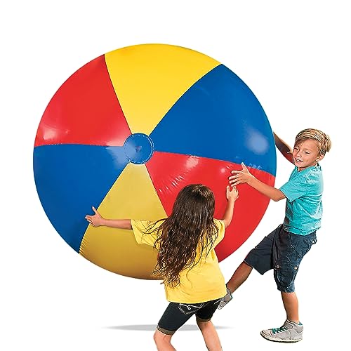 Novelty Place Gigante Pelota de Playa Inflable, Juego de Piscina para Niños y Adultos - Tamaño Jumbo 1,5 Metros (1,5 Metros)