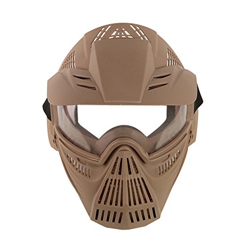 OAREA Máscaras Fantasma táctico al Aire Libre Militar CS Wargame Protección Sombreado Rejilla Máscara Facial Tiro Caza Paintball Accesorios