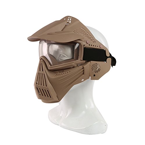 OAREA Máscaras Fantasma táctico al Aire Libre Militar CS Wargame Protección Sombreado Rejilla Máscara Facial Tiro Caza Paintball Accesorios