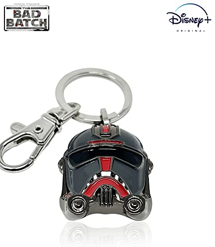 Official Star Wars BAD BATCH HUNTER 3D Metal HELMET Keychain