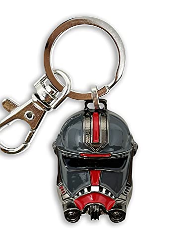 Official Star Wars BAD BATCH HUNTER 3D Metal HELMET Keychain