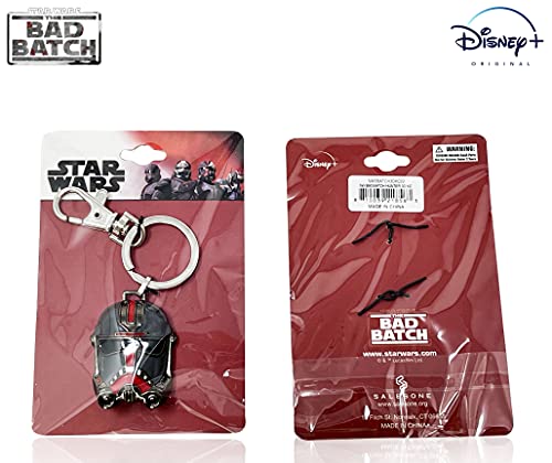 Official Star Wars BAD BATCH HUNTER 3D Metal HELMET Keychain