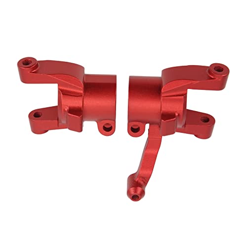 Omabeta RC Car C Hub Carrier, Aleación de Aluminio Sofisticado Mejora la Apariencia RC C Hub Carrier Caster Ligero para Coche RC 1/6 (rojo)