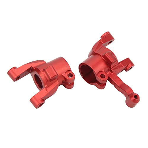 Omabeta RC Car C Hub Carrier, Aleación de Aluminio Sofisticado Mejora la Apariencia RC C Hub Carrier Caster Ligero para Coche RC 1/6 (rojo)