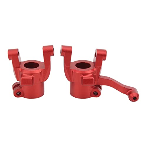 Omabeta RC Car C Hub Carrier, Aleación de Aluminio Sofisticado Mejora la Apariencia RC C Hub Carrier Caster Ligero para Coche RC 1/6 (rojo)