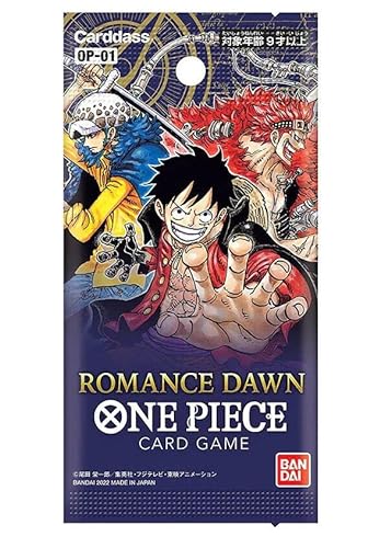 One Piece – Romance Dawn – 1 Booster – Japonés + Heartforcards® Protección de envío