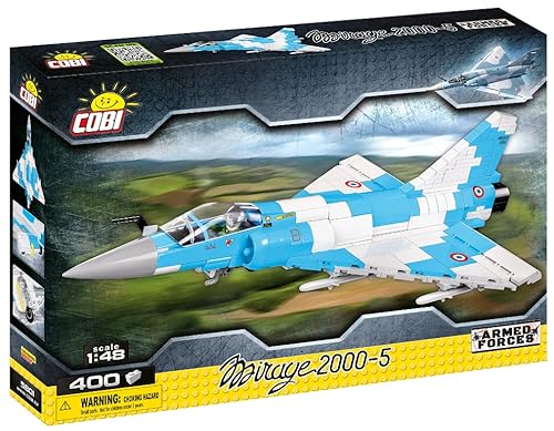 OPO 10 - Avión Militar Mirage 2000-5 1:48 / para Montar 400 Piezas/COBI-5801