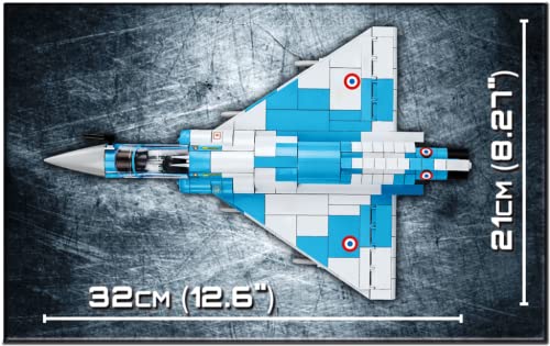 OPO 10 - Avión Militar Mirage 2000-5 1:48 / para Montar 400 Piezas/COBI-5801