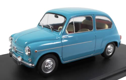 OPO 10 - Coche en Miniatura de colección a Escala 1/24 Compatible con Fiat 600D 1961