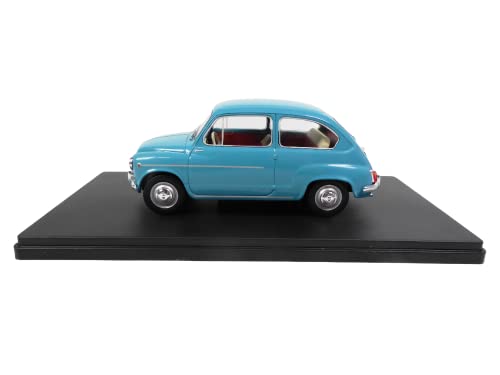 OPO 10 - Coche en Miniatura de colección a Escala 1/24 Compatible con Fiat 600D 1961