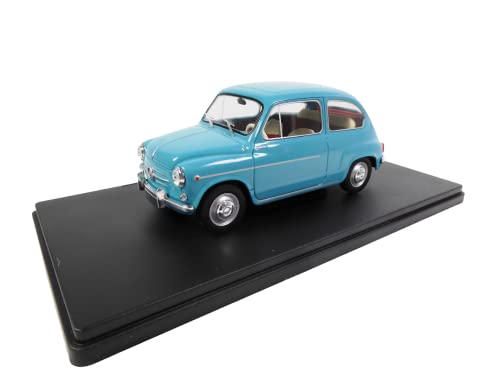 OPO 10 - Coche en Miniatura de colección a Escala 1/24 Compatible con Fiat 600D 1961