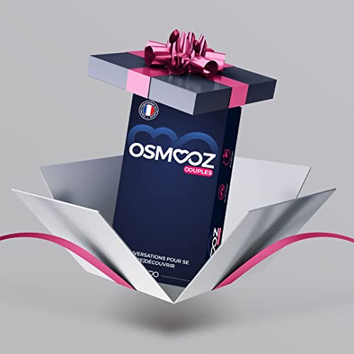 Osmooz Couple - Juego de pareja – 180 cartas fabricadas en Francia – Juego de mesa – Regalo para mujer u hombre (versión en francés)