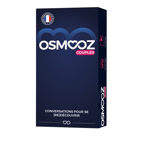 Osmooz Couple - Juego de pareja – 180 cartas fabricadas en Francia – Juego de mesa – Regalo para mujer u hombre (versión en francés)