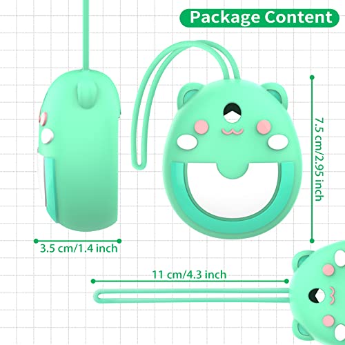 Oziral Funda de silicona para consola de juegos Tamagotchi Pix Electronic Virtual Pet con correa de mano, funda de silicona compatible con Tamagotchi Pix (verde)