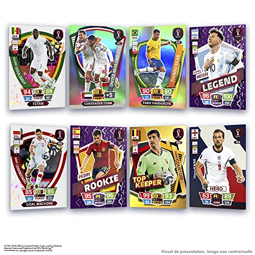 Panini Copa Mundial de Qatar de la FIFA 2022 Adrenalyn XL - Fat pack & FIFA World Cup Qatar 2022 - Blister 12 fundas + 1 regalo 004286KBF13