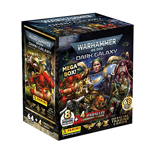 Panini Warhammer Dark Galaxy Colección de Cartas coleccionables Mega Box