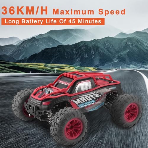 PaNt Coche Teledirigido Adulto 1:14 RC Coche Buggy Camión 2.4Ghz Offroad 36+Km/h Alta Velocidad Impermeable Coches Teledirigidos Monster Truck Coches Juguetes para Regalos Navidad Cumpleaños Juegos