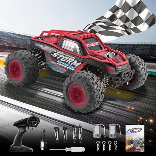 PaNt Coche Teledirigido Adulto 1:14 RC Coche Buggy Camión 2.4Ghz Offroad 36+Km/h Alta Velocidad Impermeable Coches Teledirigidos Monster Truck Coches Juguetes para Regalos Navidad Cumpleaños Juegos