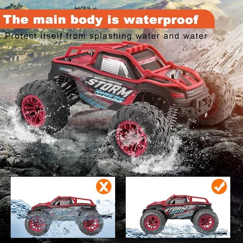 PaNt Coche Teledirigido Adulto 1:14 RC Coche Buggy Camión 2.4Ghz Offroad 36+Km/h Alta Velocidad Impermeable Coches Teledirigidos Monster Truck Coches Juguetes para Regalos Navidad Cumpleaños Juegos